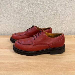 Vintage Cole Haan Country Lug Sole Lace Up Oxford Loafer size 8.5